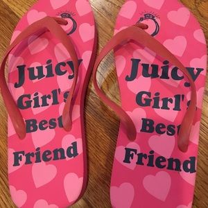 Juicy couture flip flops